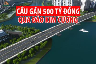 Cầu qua đảo Kim Cương nối đại lộ Mai Chí Thọ hiện tại ra sao?