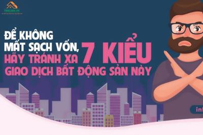 [Inforgraphic] Tránh xa 7 kiểu giao dịch bất động sản này nếu không muốn mất sạch vốn