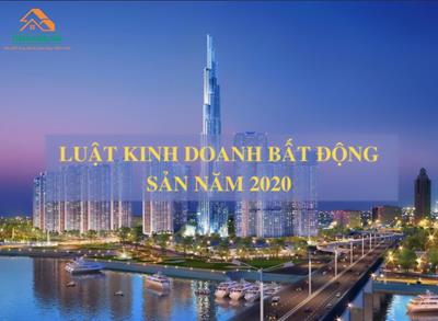 Luật kinh doanh bất động sản mới nhất 2020