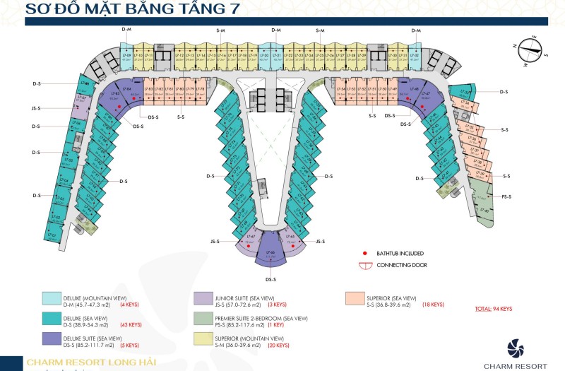 23141215-mat-bang-tang-7-charm-resort-long-hai Mặt bằng tầng 7 dự án Charm Resort Long Hải